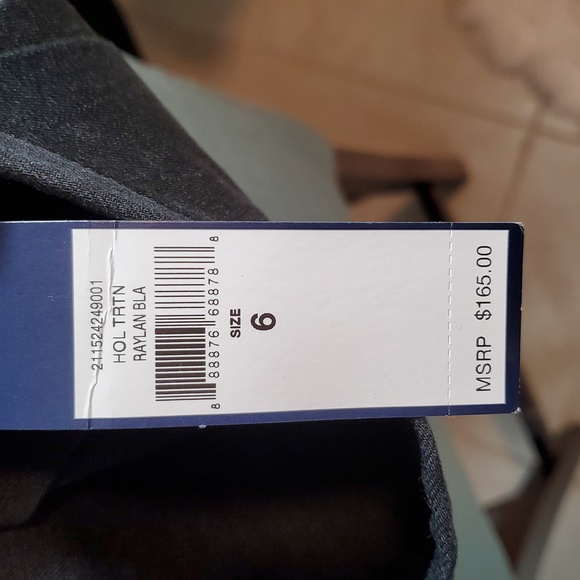 POLO by Ralph Lauren Black Skater Mini Skirt Size 6 NWT - Picture 3 of 7